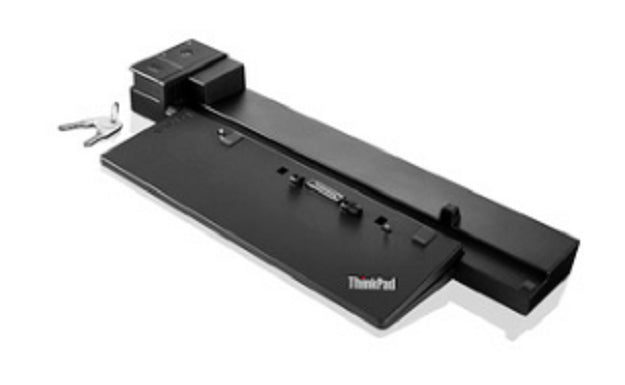 Lenovo 40A50230UK Dockingstation – 1× HDMI, 1× VGA, 1× DVI, 6× USB-A, GbE, 3,5 mm Audio, für ThinkPad
