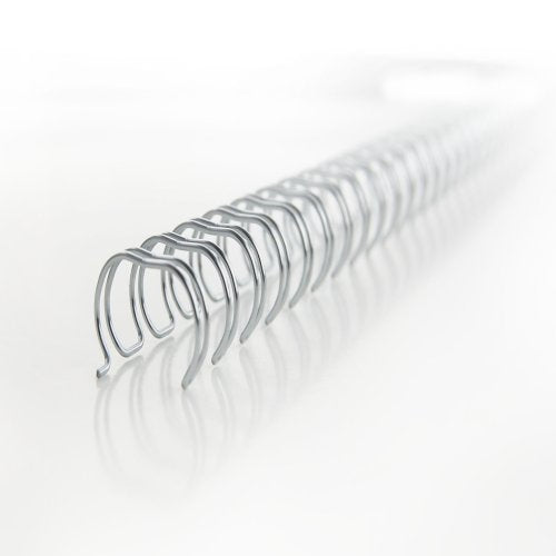 GBC Drahtbinderücken – Ø 12,5 mm, Silber, Draht – 100 Stk.