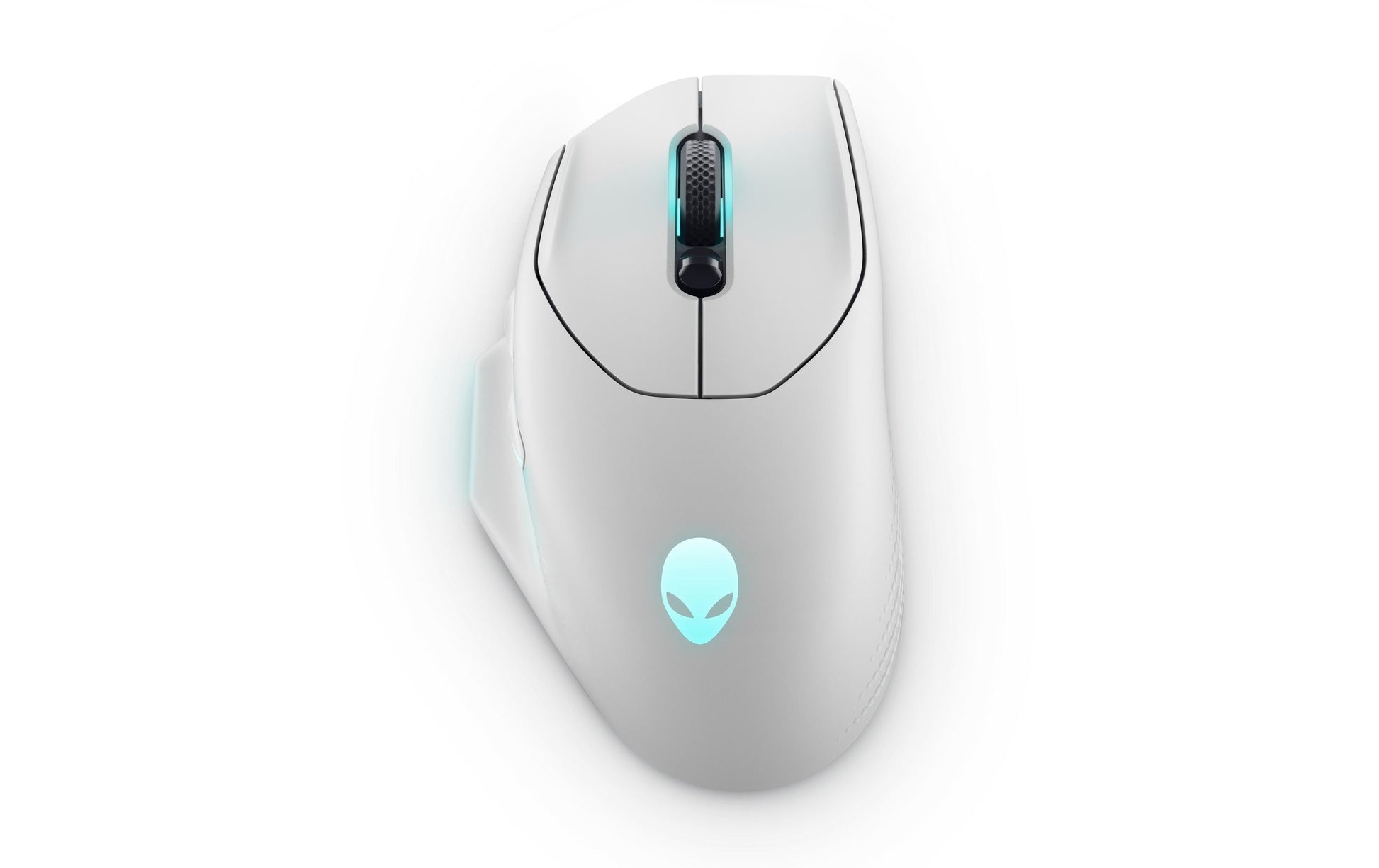 Alienware AW620M – Gaming-Maus – Kabellos (2,4 GHz), 26000 DPI, RGB-Beleuchtung, rechts, Weiss