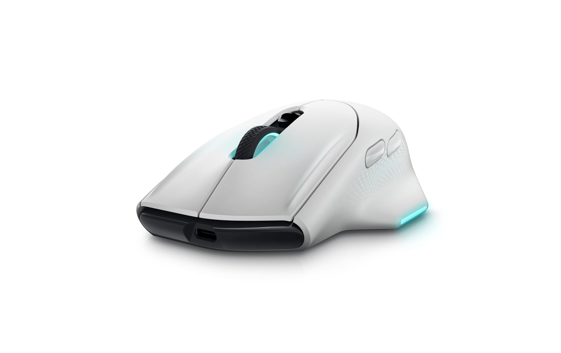 Alienware AW620M – Gaming-Maus – Kabellos (2,4 GHz), 26000 DPI, RGB-Beleuchtung, rechts, Weiss