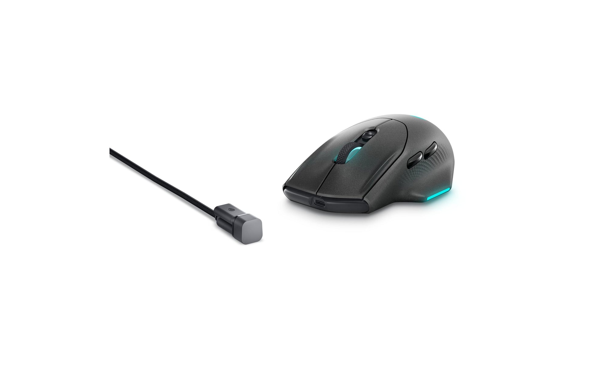 Alienware AW620M – Gaming-Maus – Kabellos (2,4 GHz), 26000 DPI, Rechts, Schwarz