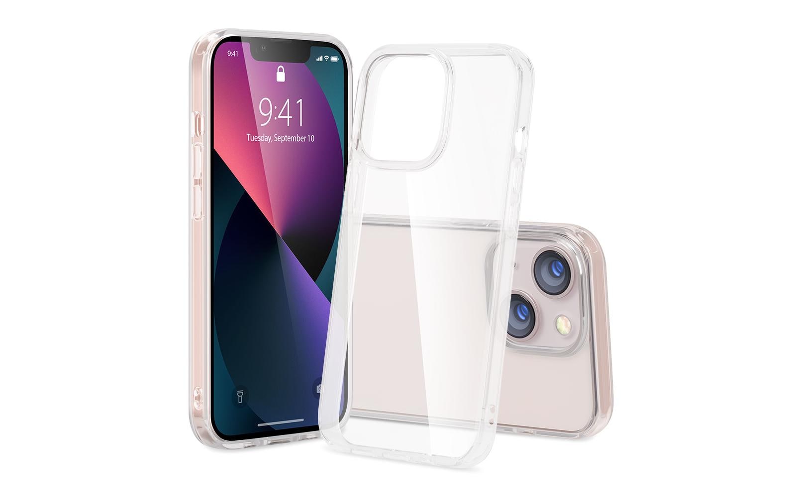 Nevox StyleShell SHOCKFlex Backcover – für Apple iPhone 15 Plus, PC+TPU, Transparent