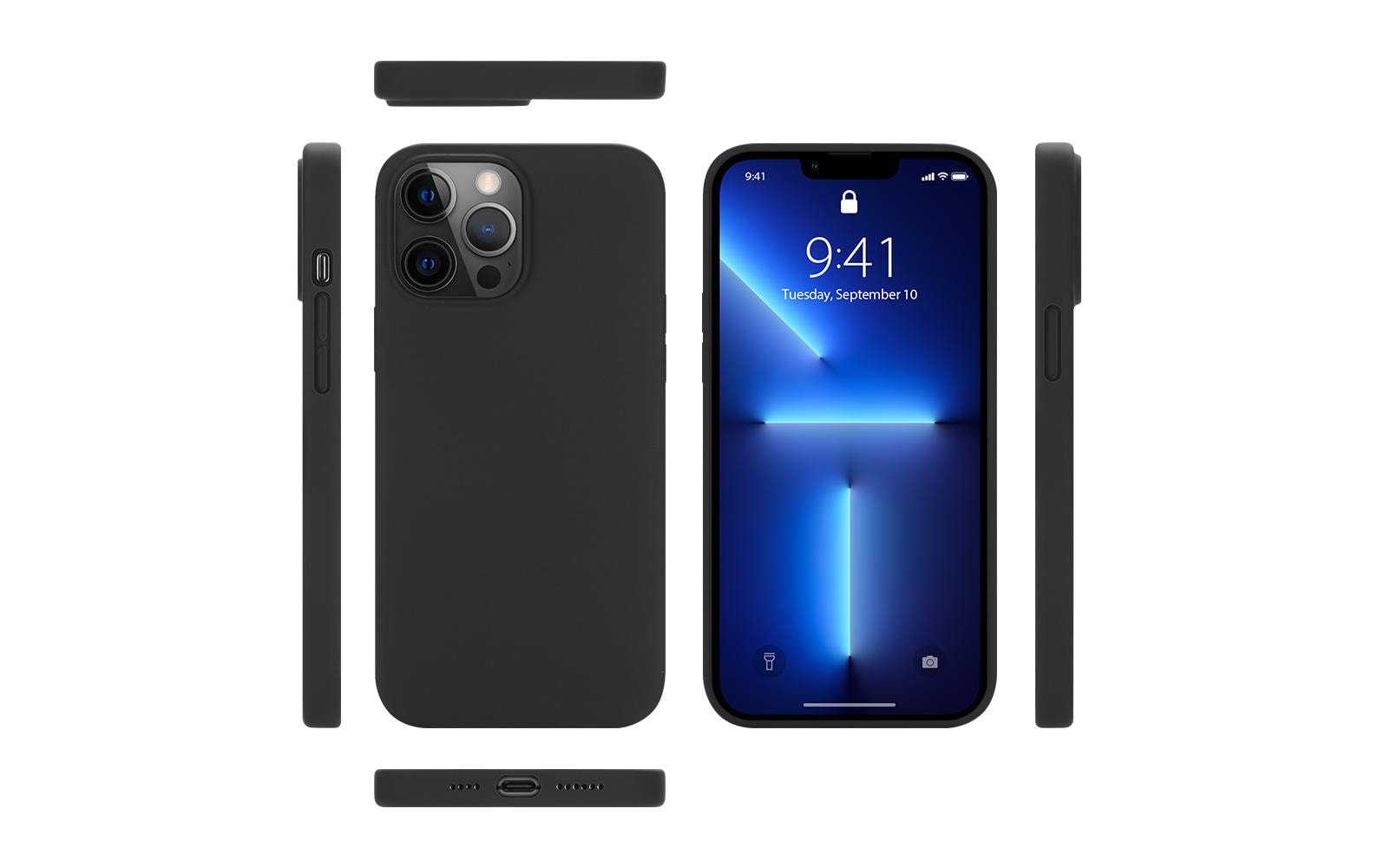 Nevox – Backcover – für Apple iPhone 15 Pro Max – schwarz