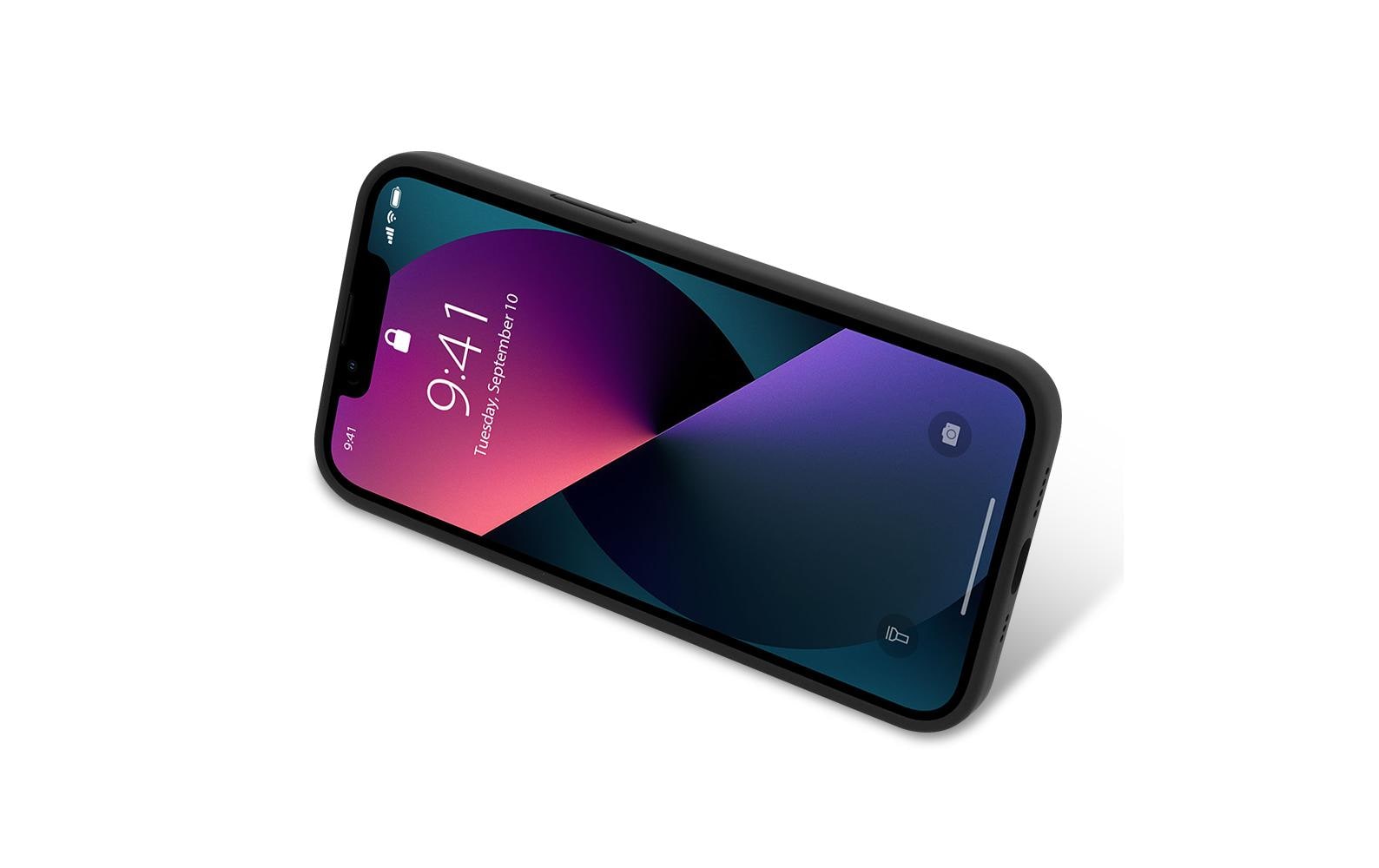 nevox StyleShell Shock Backcover – für Apple iPhone 15 Plus, MagSafe, Silikon, Schwarz