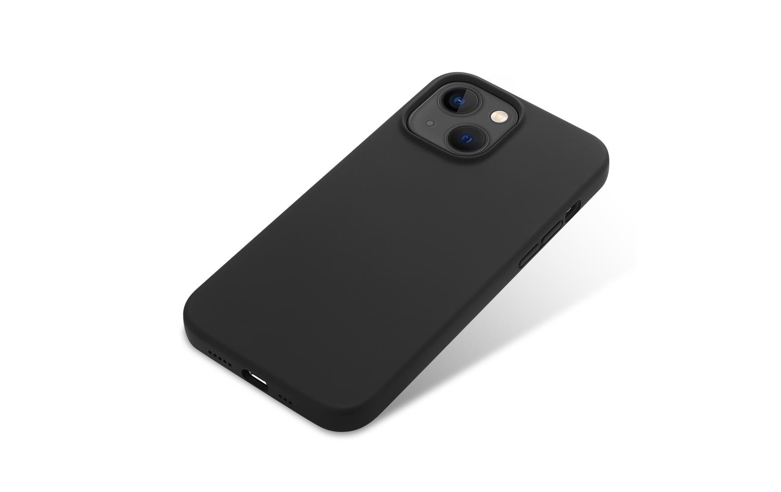 nevox StyleShell Shock Backcover – für Apple iPhone 15 Plus, MagSafe, Silikon, Schwarz