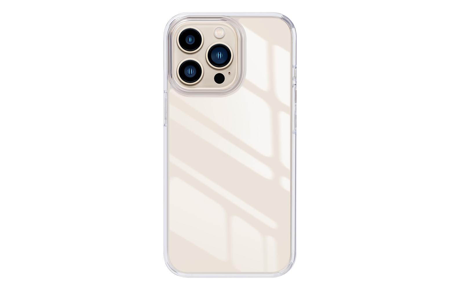 nevox StyleShell SHOCKFlex – Backcover – für Apple iPhone 15 Pro, PC+TPU, Transparent