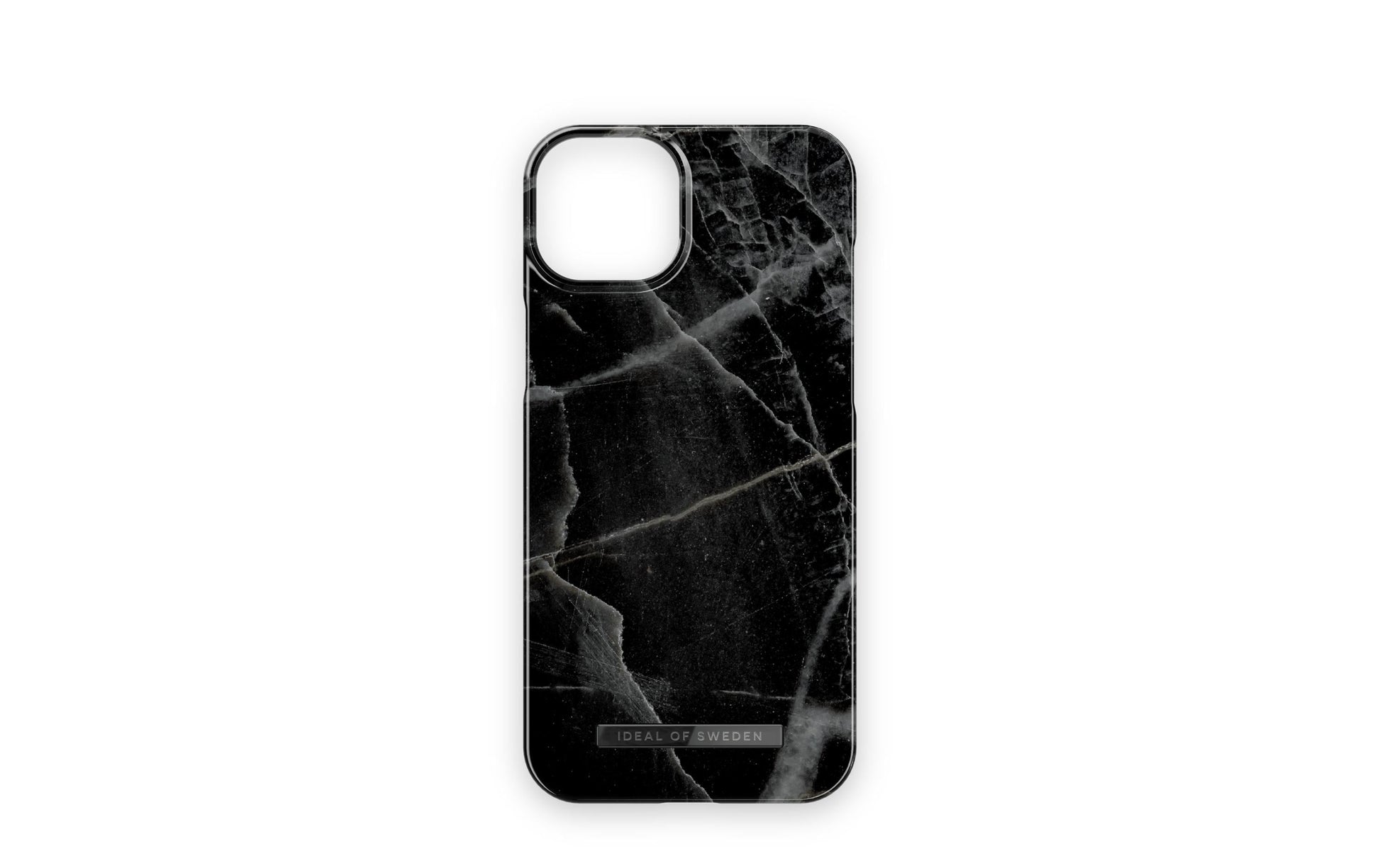 iDeal of Sweden Backcover – für Apple iPhone 15 Plus, PC+Polyester, Black Thunder Marble