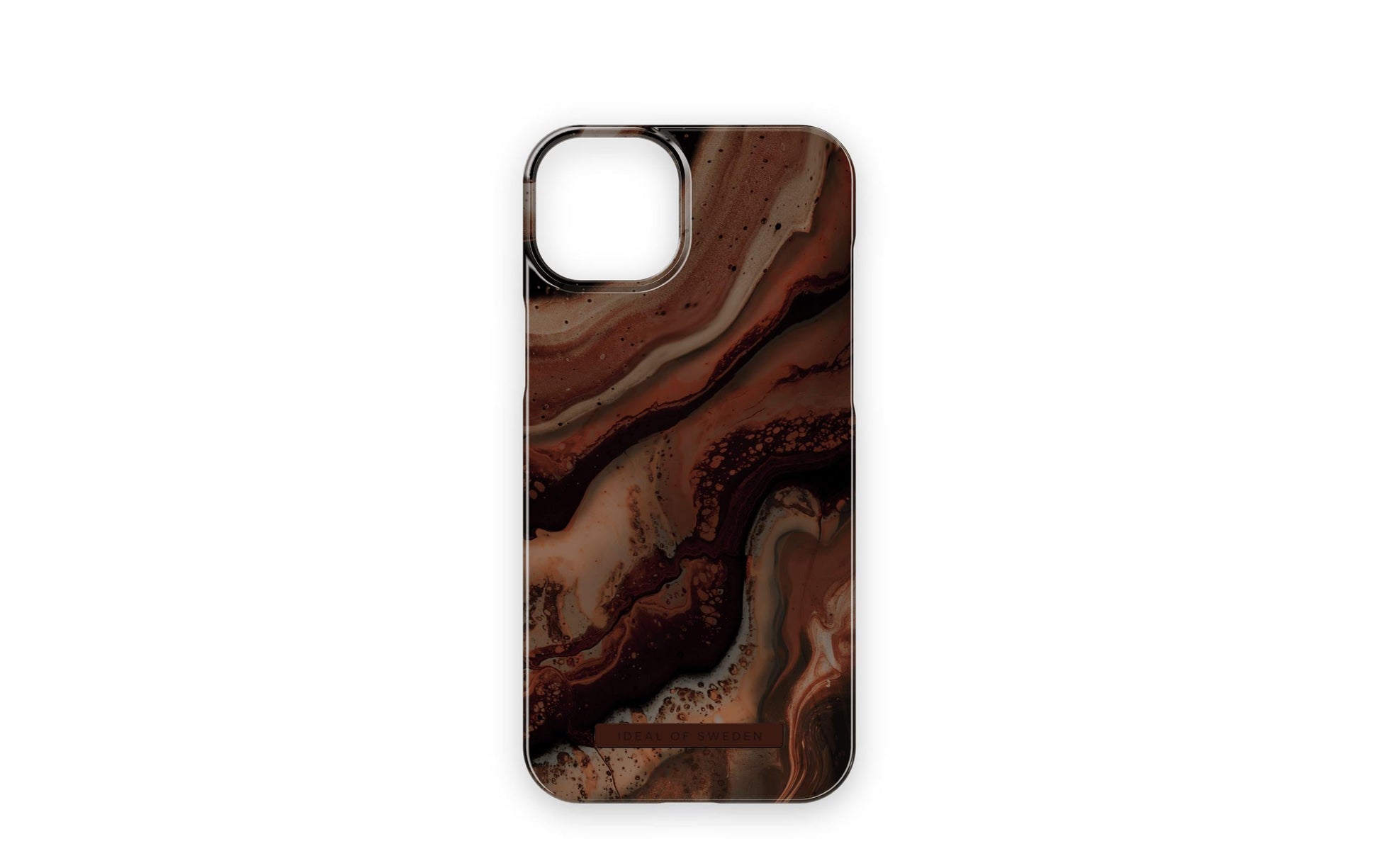 Ideal of Sweden – Backcover – für Apple iPhone 15 Plus – Dunkel Bernstein Marmor – PC