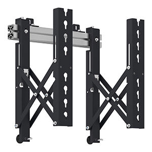 AG Neovo VWM-02 – Monitor-Wandhalterung – 2 Monitore – 42–65" – VESA 400×400 mm – bis 80 kg – Schwarz