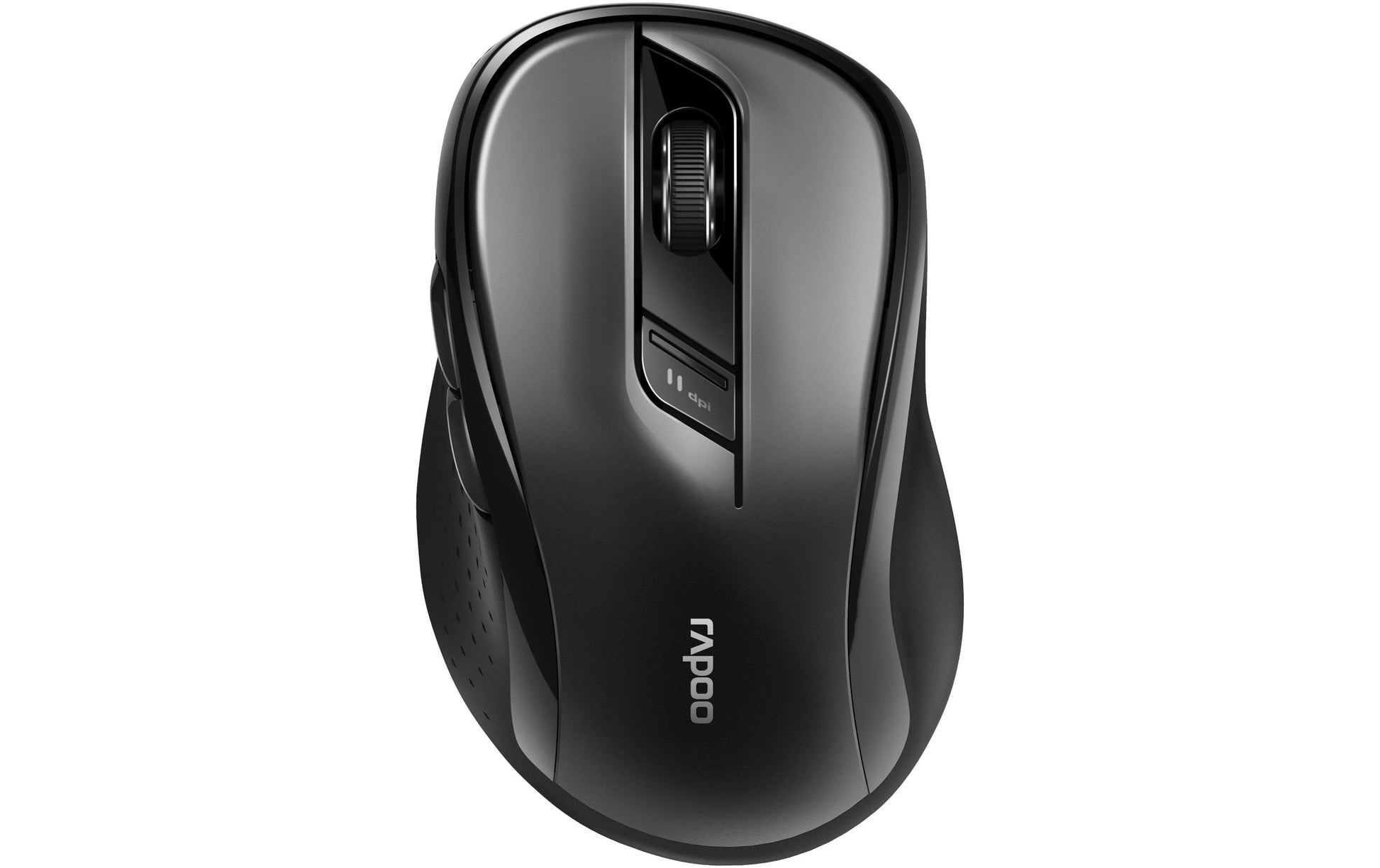 Rapoo M500 Silent – Maus – Kabellos (Bluetooth/2,4 GHz), Rechtshänder, Schwarz