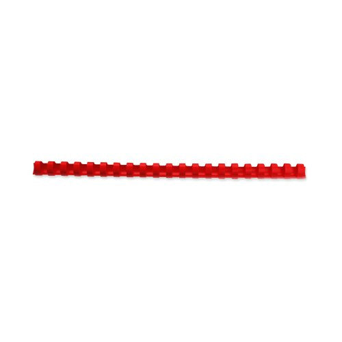 GBC Bindedisc-Ringe – für A4 – Ø 6 mm, rot, Kunststoff – 100 Stk.
