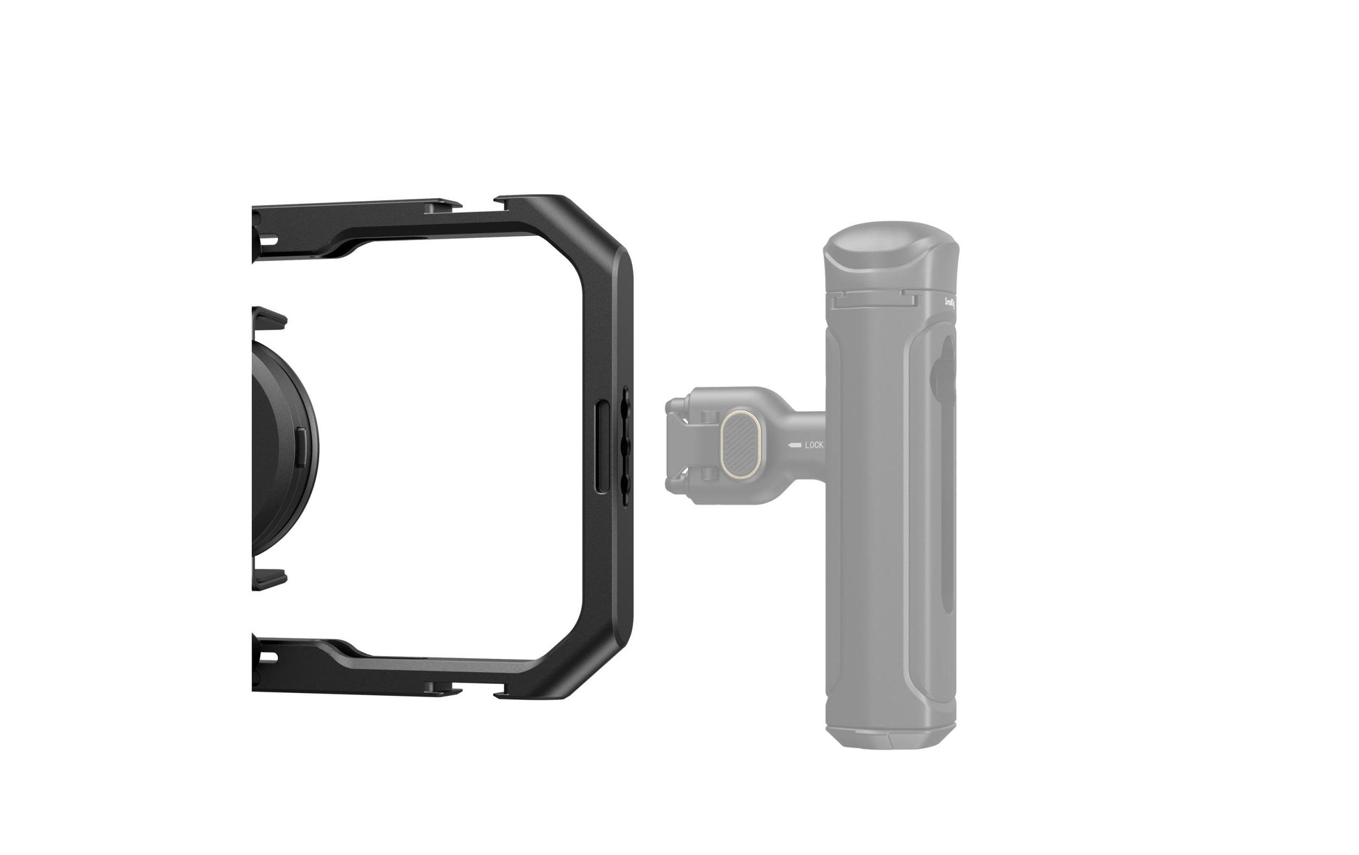 SmallRig Käfig, magnetische Montage – für Smartphones 62,5–87 mm Breite – Schwarz, Aluminium/Silikon