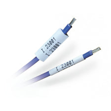Brady Schrumpfschlauch – schwarz auf weiss – 9 mm × 2,13 m, Polyolefin – für Brady BMP21/M210/M211