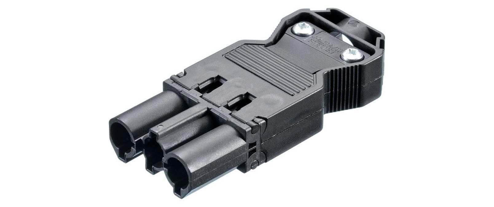 Bachmann Gerätestecker, GST18, Polyamid (PA), 69,4×28,2×12,6 mm – schwarz