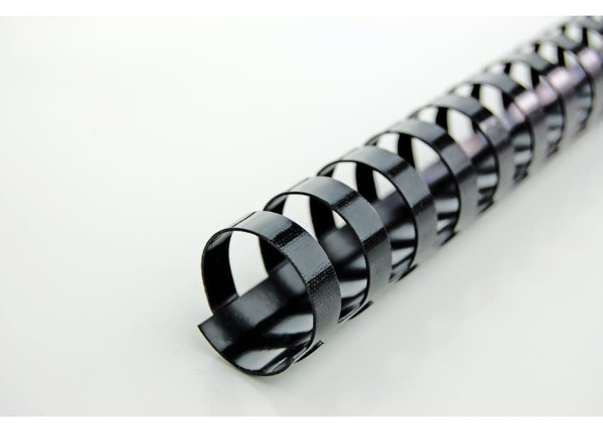 GBC Bindedisc-Ringe – für A4 – Ø 22 mm, schwarz, Kunststoff – 100 Stk.