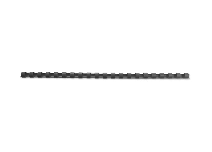 GBC Bindedisc-Ringe – Ø 12 mm, schwarz, Kunststoff – 100 Stk.