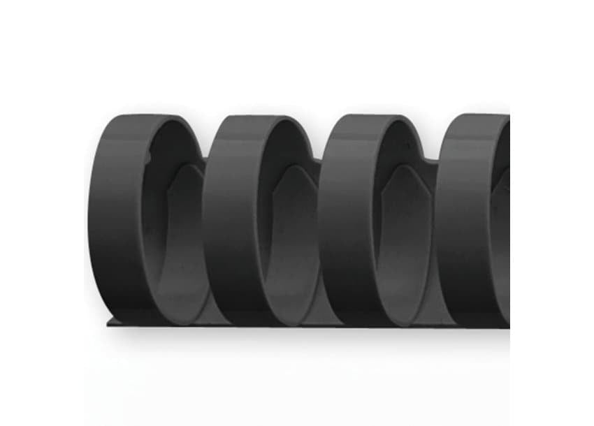 GBC Bindedisc-Ringe – Ø 25 mm, schwarz, Kunststoff – 50 Stk.