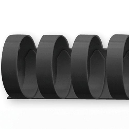 GBC Bindedisc-Ringe – Ø 25 mm, schwarz, Kunststoff – 50 Stk.