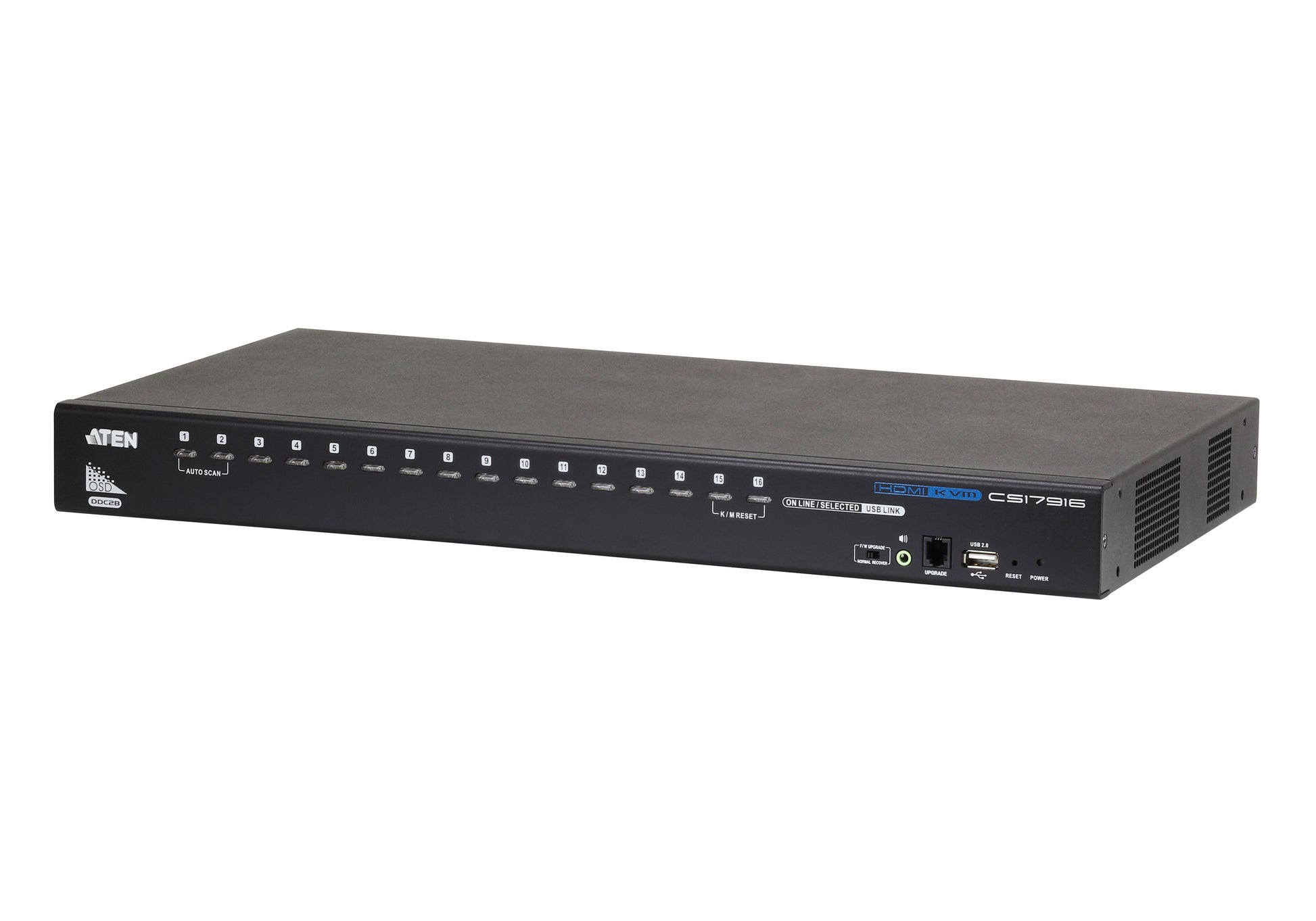 ATEN CS17916 – KVM-Switch – 16-Port, HDMI – 1920 × 1200 @ 60 Hz, Audio
