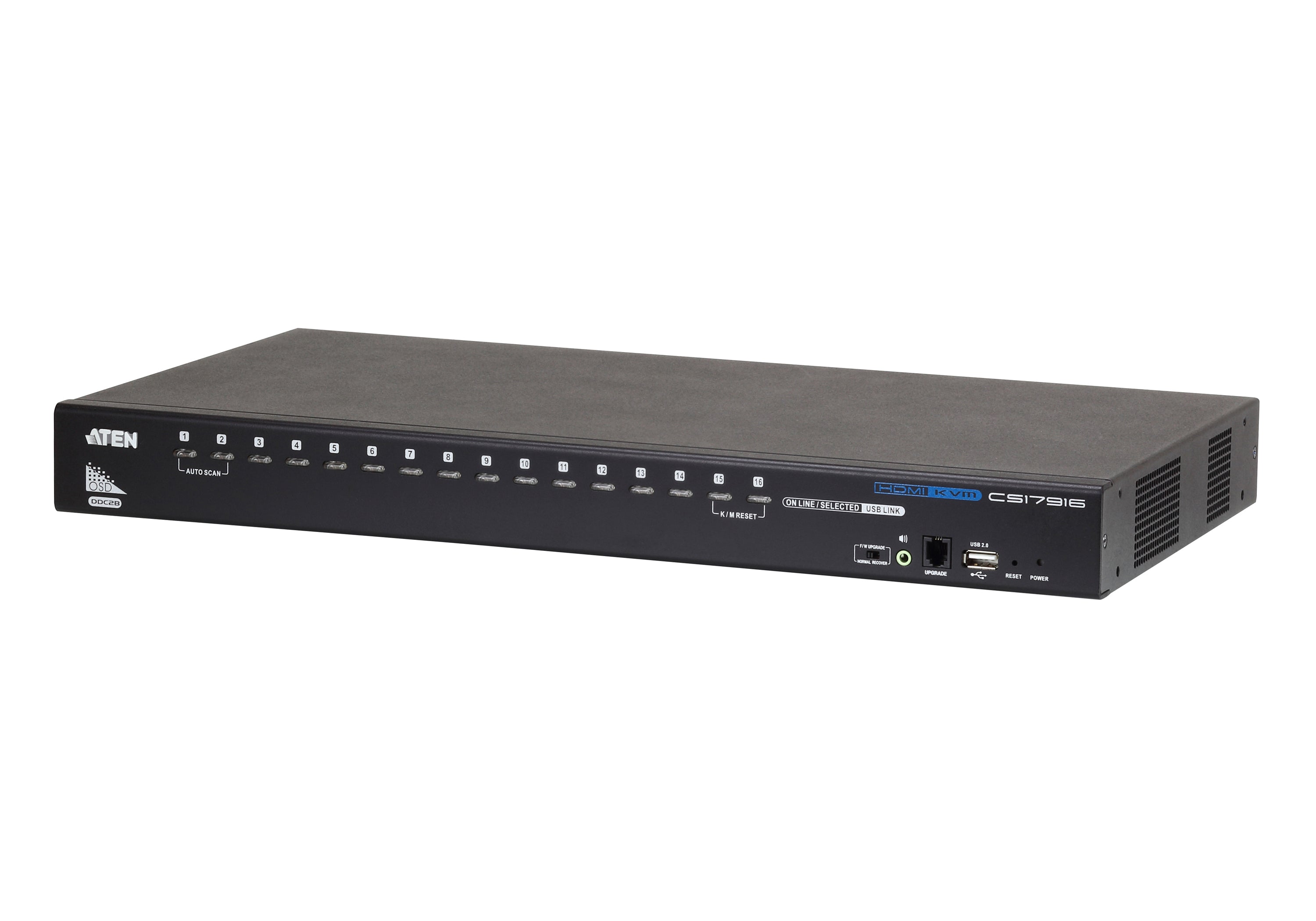 ATEN CS17916 – KVM-Switch – 16-Port, HDMI – 1920 × 1200 @ 60 Hz, Audio