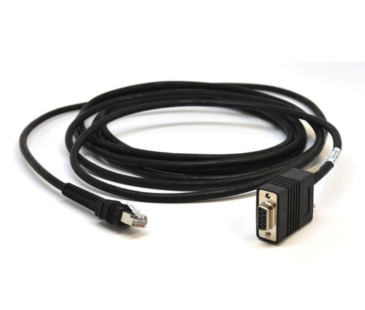 Zebra RS-232-Kabel – DB9-Buchse, TxD auf Pin 2, 12,0 V – 4,6 m