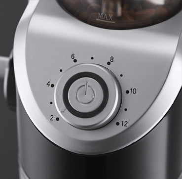 Russell Hobbs Kaffeemühle 23120-56 – 100 g, Scheibenmahlwerk, 140 W – Schwarz