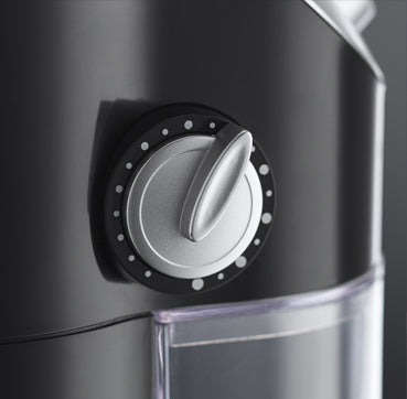 Russell Hobbs Kaffeemühle 23120-56 – 100 g, Scheibenmahlwerk, 140 W – Schwarz