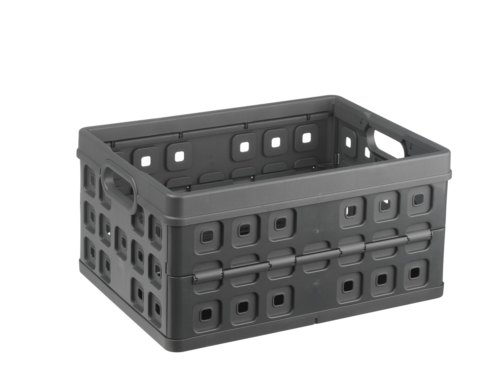 Sunware Klappbox 32 l – faltbar – schwarz – 490 × 245 × 360 mm