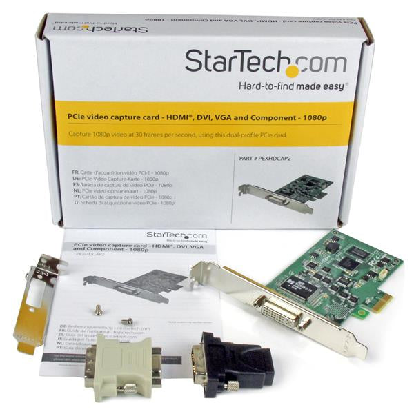 StarTech.com PCIe Capture-Karte, HDMI/VGA-Eingang
