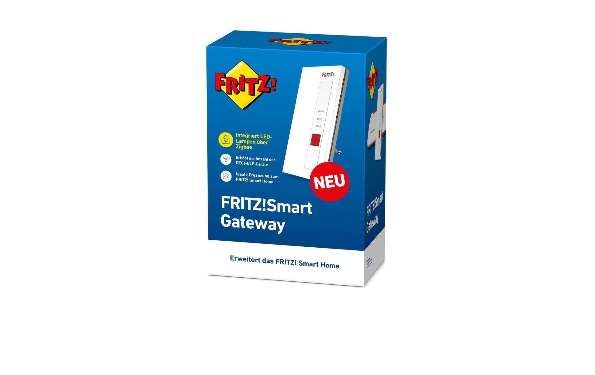 FRITZ! FRITZ Smart Gateway – Smart-Hub/Bridge – Zigbee, WLAN, LAN (Gigabit Ethernet) – Weiss