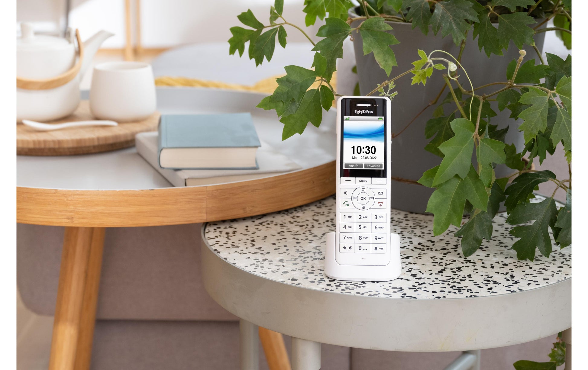 FRITZ! AVM FritzFon X6 – DECT-Telefon, nur Mobilteil, mit Anrufbeantworter, für FRITZBox/DECT-Basisstation, weiss