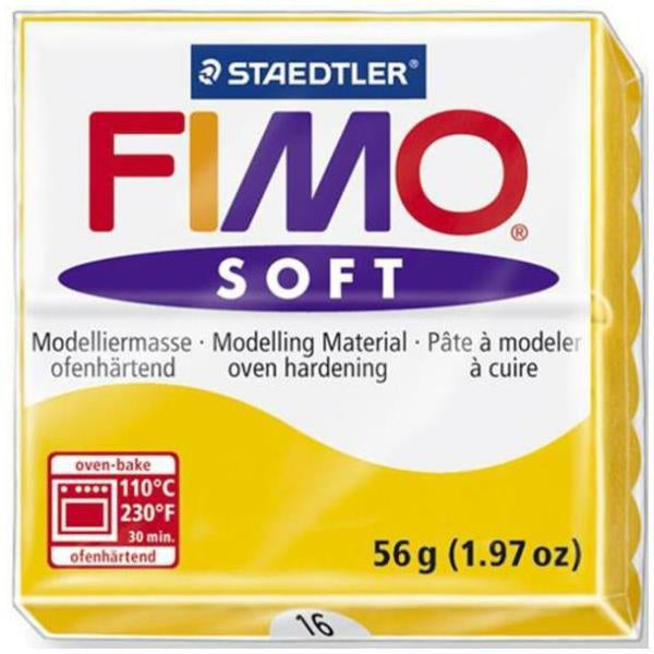 Staedtler Modelliermasse (ofenhärtend), Gelb, 110 °C/30 min, 56 g, 1 Stk.