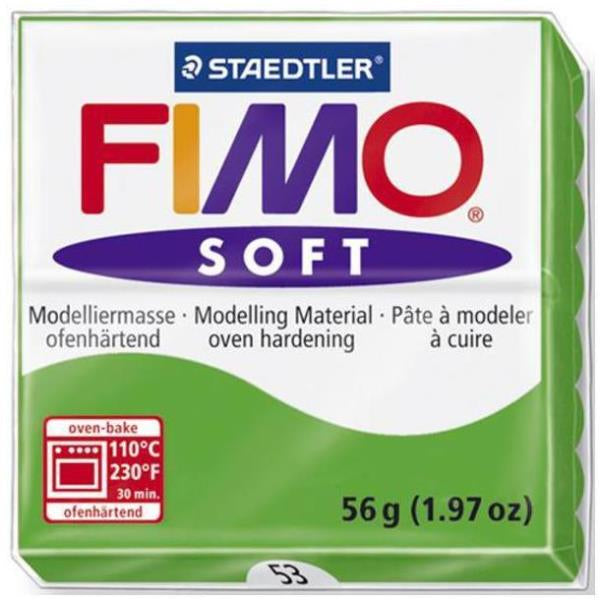 Staedtler Modelliermasse (ofenhärtend), Soft, Grün, 110 °C, 30 min, 56 g, 1 Stk., 8020-53