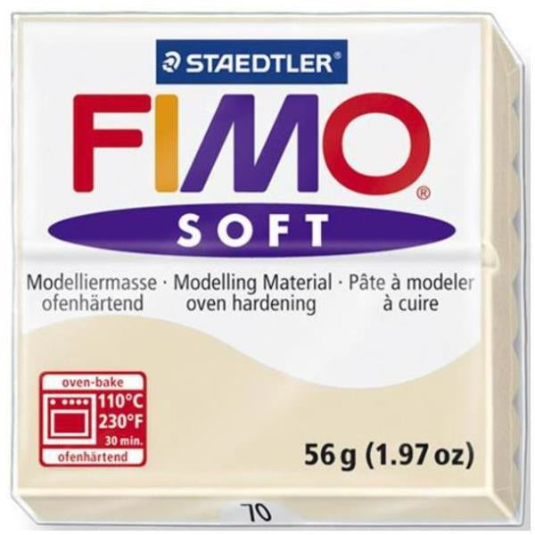 Staedtler Modelliermasse (ofenhärtend, 110 °C, 30 min), Soft, Beige, 1 Stk.
