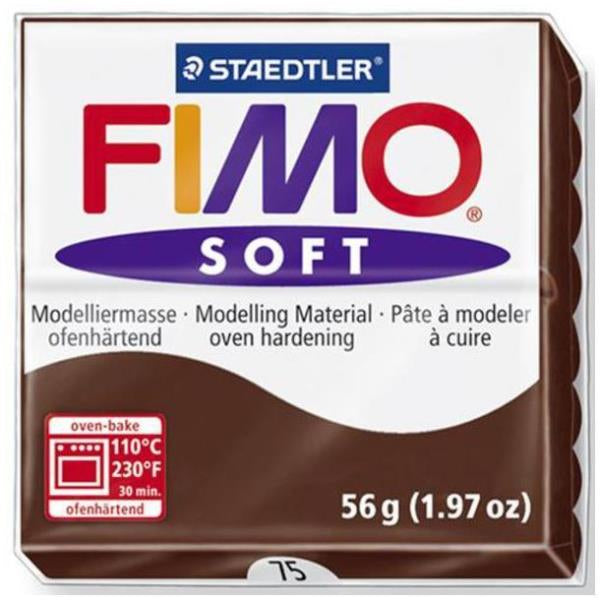 Staedtler Modelliermasse (Soft, ofenhärtend, 110 °C, 30 min), Schokolade, 57 g