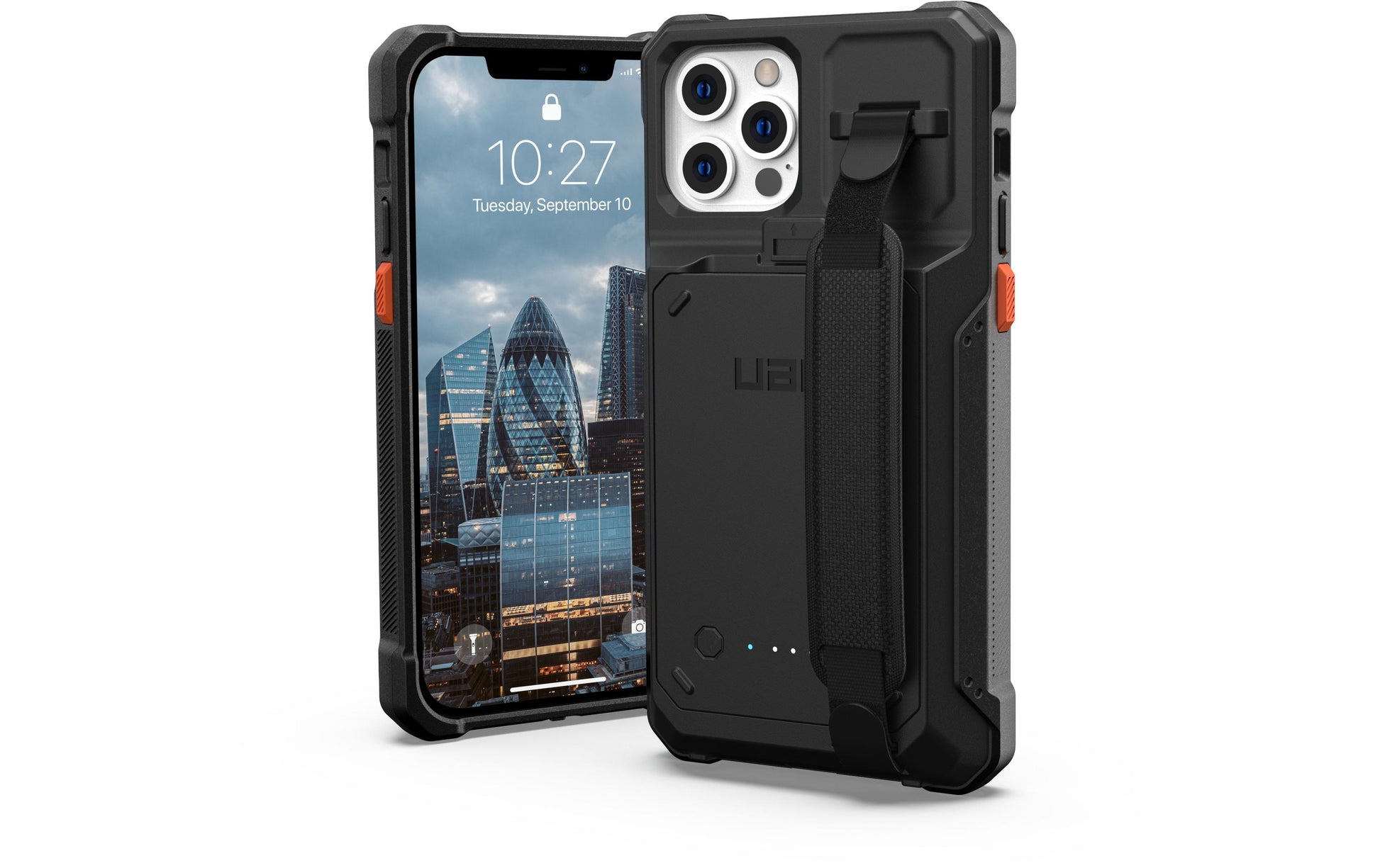 Urban Armor Gear UAG – Backcover – für Apple iPhone 12 Pro – Schwarz – Fallsicher (bis 4 m)