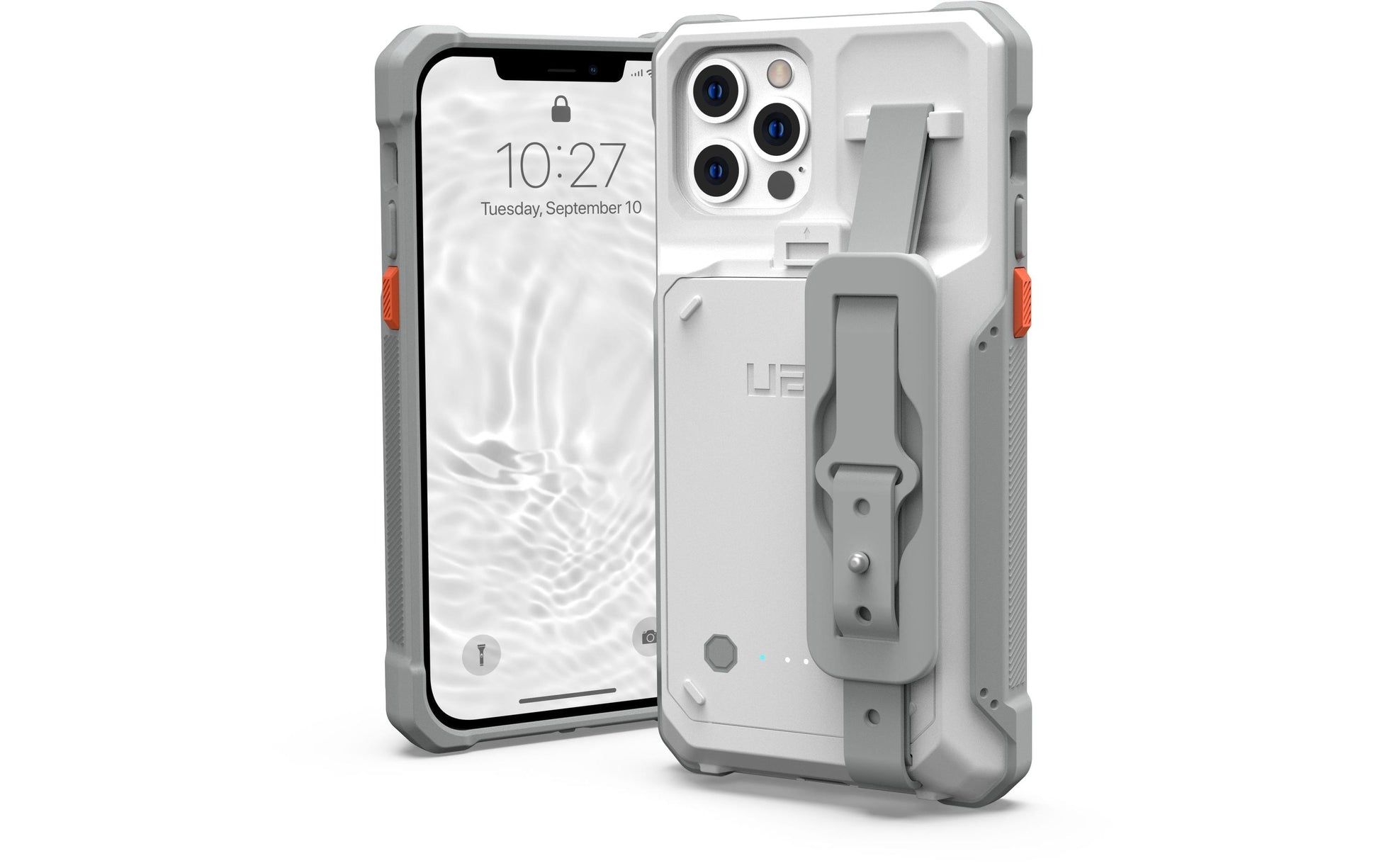 Urban Armor Gear UAG – Backcover Worklow Battery – für Apple iPhone 12/12 Pro – weiss