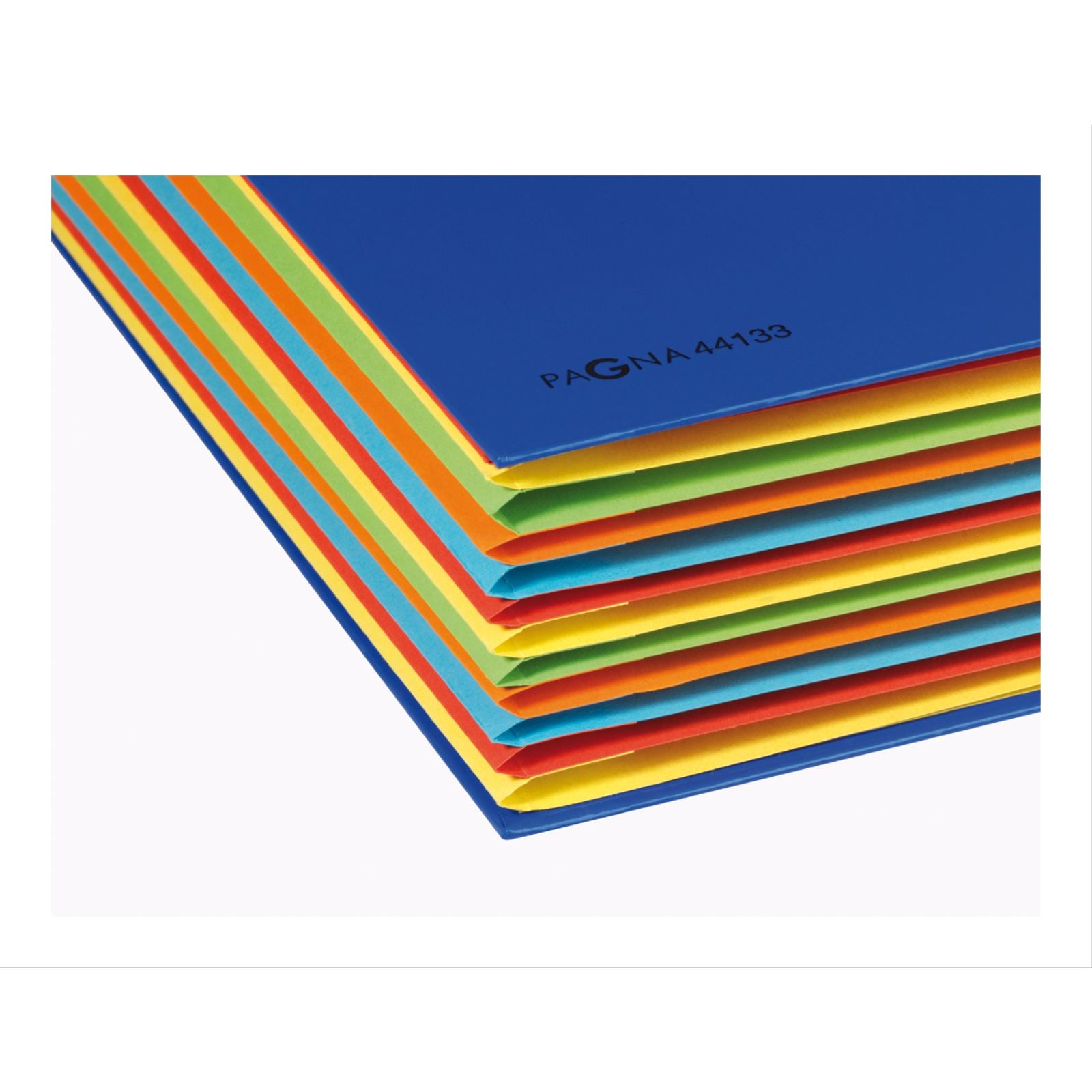 Pagna Fächermappe A4 – 12 Fächer, Gummiband, Karton, Blau
