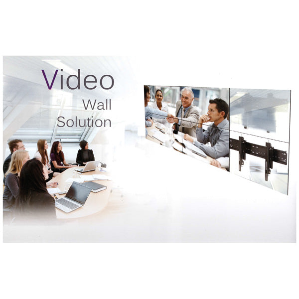ROLINE Monitor-Wandhalterung – 2 Monitore – VESA 100×100/200×200/400×200/400×400/600×400 mm – bis 50 kg