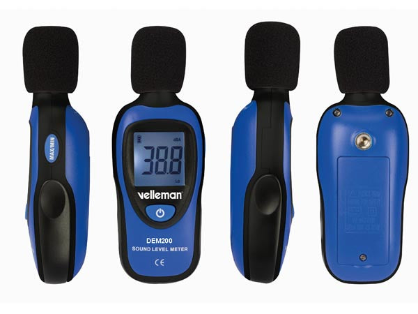 Velleman DEM200 – Schallpegelmesser – 30–130 dB, ±1,4 dB, 9 V