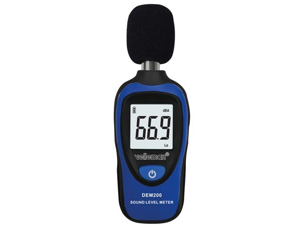 Velleman DEM200 – Schallpegelmesser – 30–130 dB, ±1,4 dB, 9 V