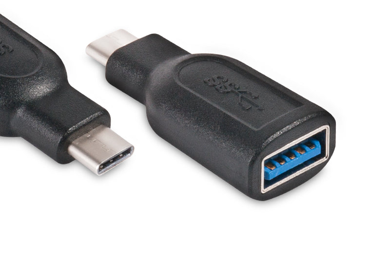 CLUB3D Club 3D Adapter USB-C zu USB-A – USB 3.2 Gen 1 (5 Gbit/s), 4,3 cm, Schwarz, für Windows, macOS, Chrome OS