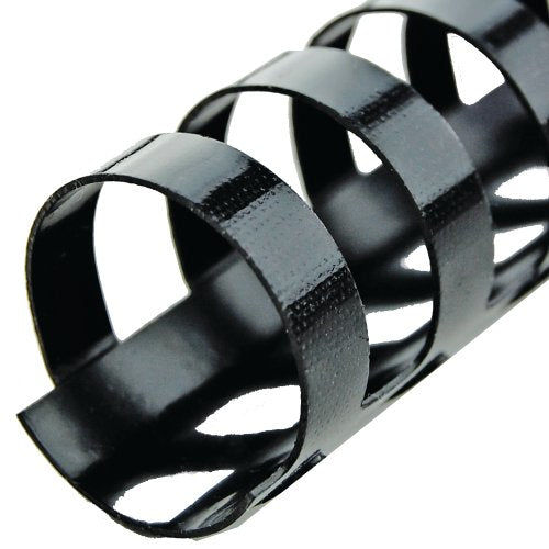 GBC Bindedisc-Ringe – Ø 19 mm, schwarz, Kunststoff – 100 Stk.