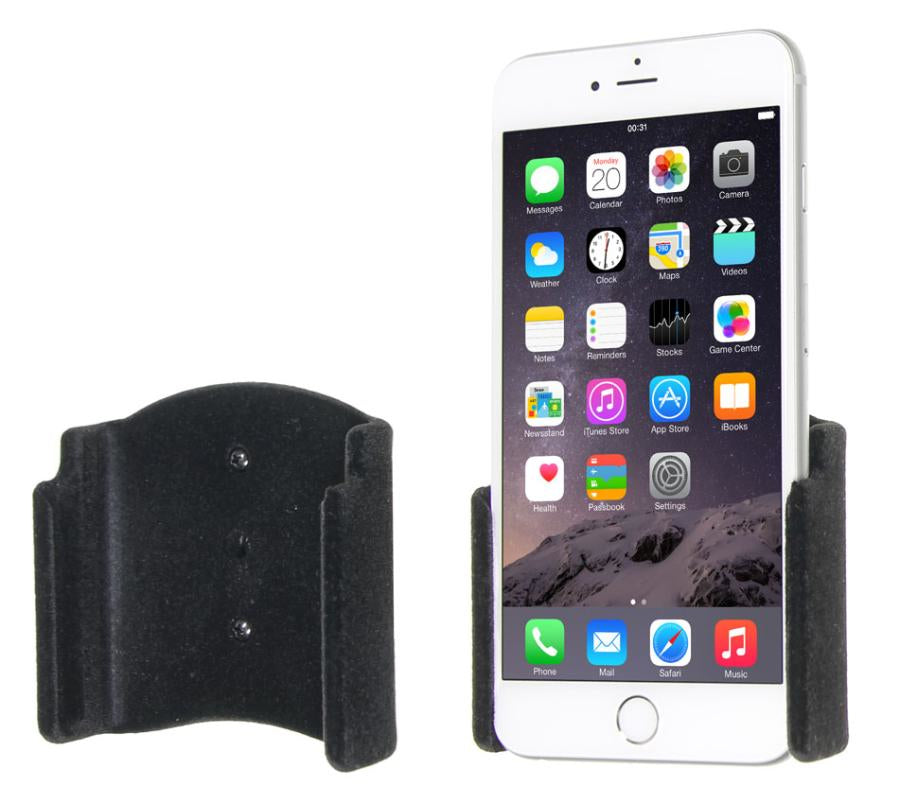 Brodit Auto-Halterung (passiv) – neigbar −22°–22° – für Apple iPhone 6S Plus, Schwarz