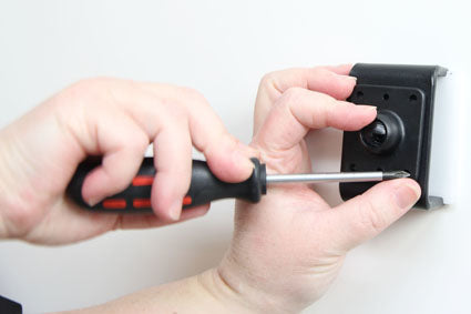 Brodit Auto-Halterung mit Zigarettenanzünder-Stecker, neigbar – für iPhone 6S/7 Plus – Schwarz, ABS