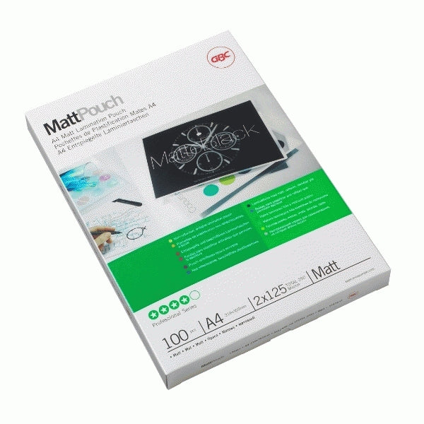 GBC Laminierfolien A4, matt – 100 µm, 100 Stk.