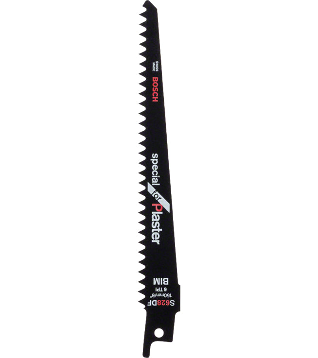 Bosch Professionelles Säbelsägeblatt 150 mm Bimetall – für Gipskarton – 5 Stk – 6 TPI