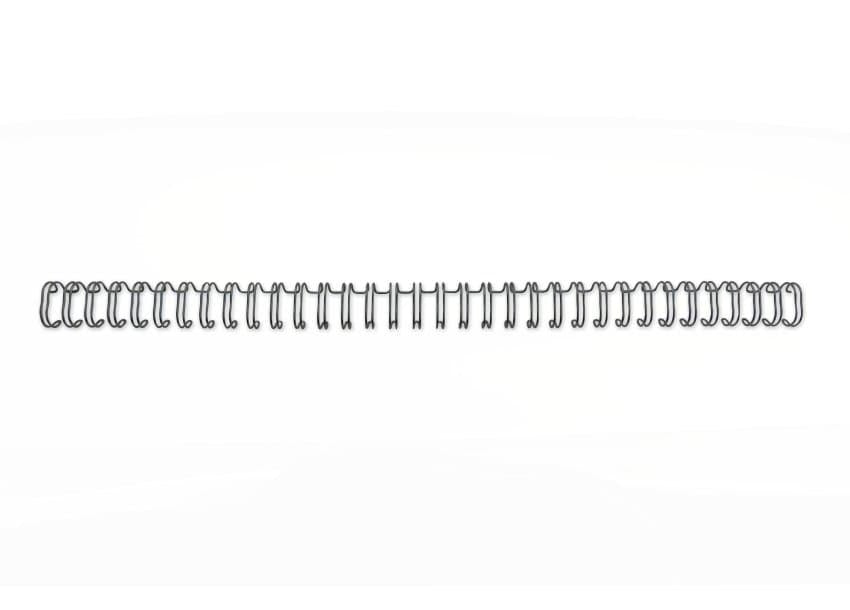 GBC Bindedisc-Ringe – für A4 – Ø 8 mm, schwarz, Draht – 100 Stk.