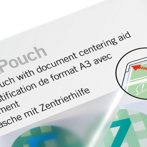 GBC Laminierfolien A3, glänzend – 250 µm, 303 × 426 mm, 50 Stk.