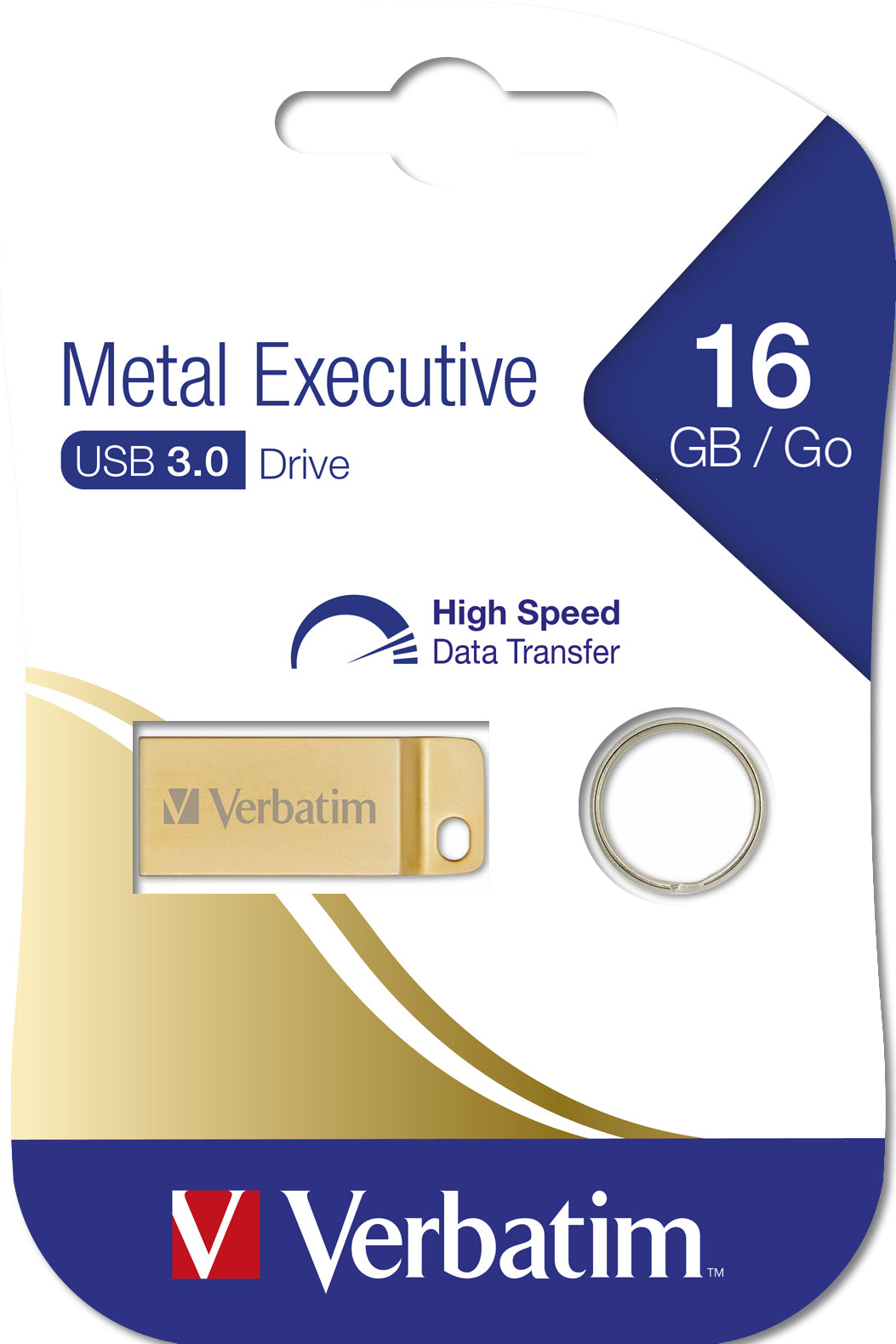 Verbatim USB-Stick – 16 GB, USB 3.0, Metallgehäuse